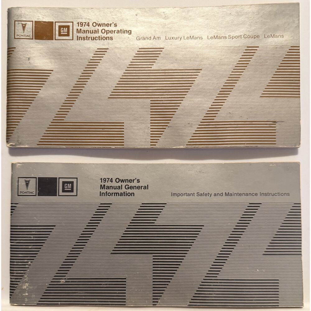 1974 Pontiac Grand Am-Luxury LeMans-Sport Coupe-LeMans Owner's Manual